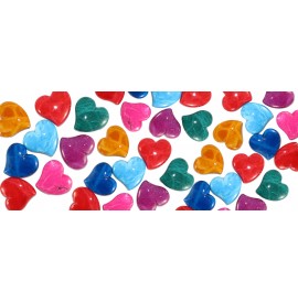 Cuore Alabastro colorato cm.10