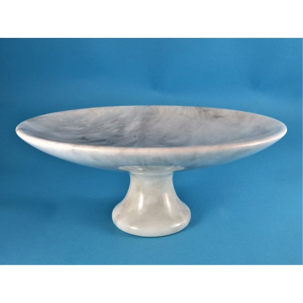 Alzatina in marmo bianco
