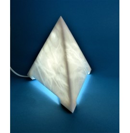 Lampada alabastro piramide