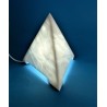 Lampada alabastro piramide