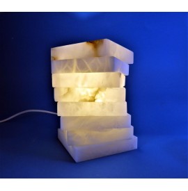 Lampada alabastro elicoidale