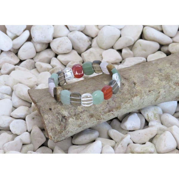 Bracciale pietre dure multicolor