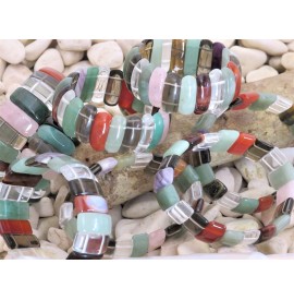 Bracciale pietre dure multicolor