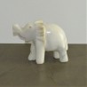 Elefante in onice bianco