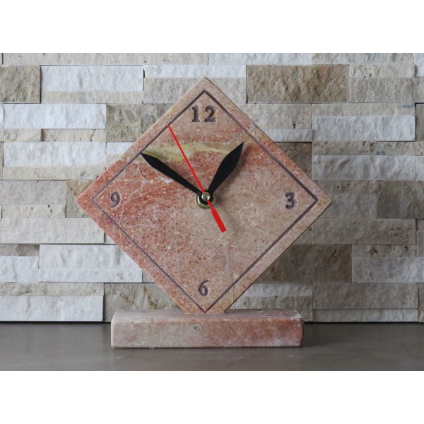 Orologio in marmo da tavolo, da scrivania o mensola