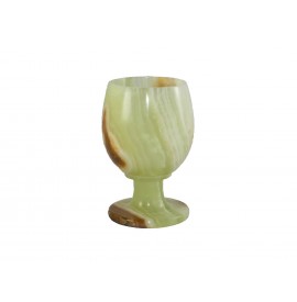 set bicchieri onice chiaro