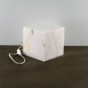 Lampada cubo alabastro 15x15,5