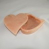 Portagioie cuore in alabastro 13x10
