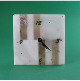 Orologio alabastro 14x14