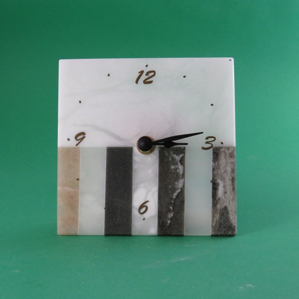 Orologio alabastro 14x14