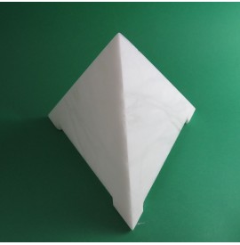 Lampada alabastro piramide