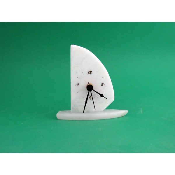 Orologio vela in Alabastro