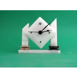 Orologio rombo in Alabastro