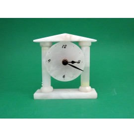 Orologio tondo in Alabastro