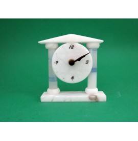 Orologio tondo in Alabastro