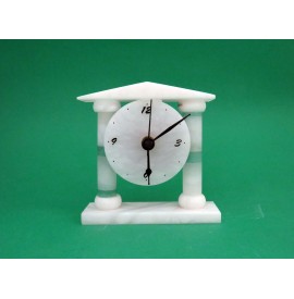 Orologio tondo in Alabastro